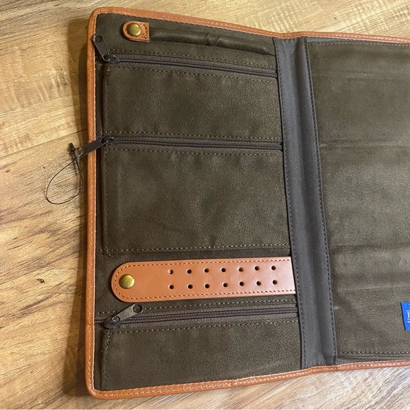 PENDLETON Travel Jewelry Organizer Wool & Leather - Picture 8 of 10